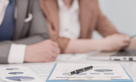 Business people discussing during a meeting
