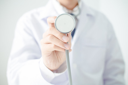 Doctor with stethoscopeの写真素材