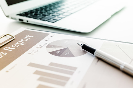 Business finance, tax, accounting, statistics and analytic research conceptの写真素材