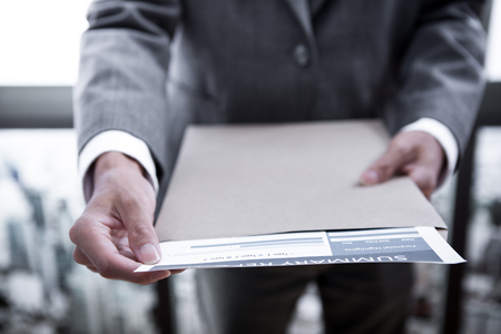 Man Analysis Business Report. Accountingの写真素材