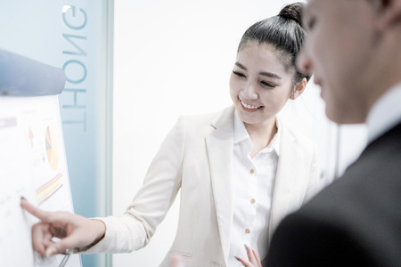 Business People Talking Discussing Concept.Asianの写真素材