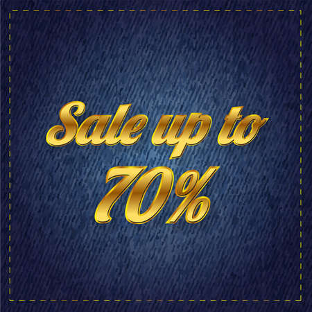 Sale jeans vectorのイラスト素材