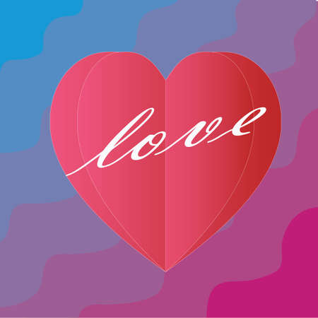 abstract background with texture love invitation card valentine's day use as wallpaper, vector illustration.のイラスト素材