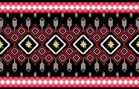 Geometric ethnic pattern. seamless geometric pattern. seamless pattern. figure tribal embroidery....