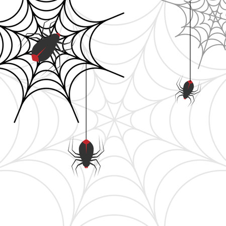 halloween design set with pumpkin, spider web, black and white seamless background, halloween pattern, for gift paper, textiles, clothes, social networks, wallpaper, prints, festive decor.のイラスト素材