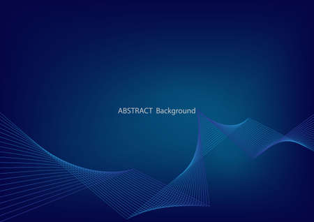 Abstract technology lines backgrounds by wave lines background. Curve modern pattern.のイラスト素材