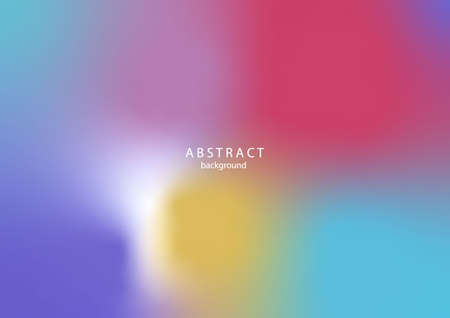 Abstract Blurred gradient mesh colorful rainbow background. Mesh background of rainbow colors. Vector illustrationのイラスト素材