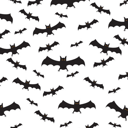 Vector witch moon, bat icon , sign symbol on white background. Flat design style.のイラスト素材