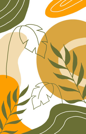 Seamless pattern with abstract shapes. Hand drawn vector illustration for you design. on white background.の写真素材