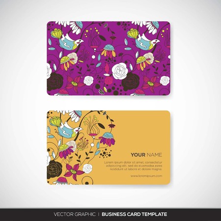 Business Card Templateのイラスト素材