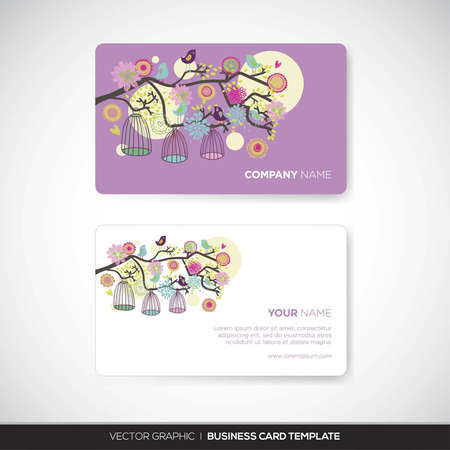 Business Card Templateのイラスト素材
