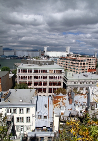 Quebec City, Canada, September 9, 2012 - A view of Quebec Cityのeditorial素材