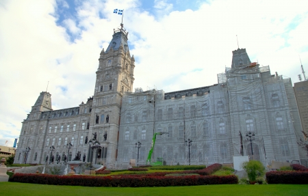 Quebec City, Canada, September 10, 2012 - Quebec Parliament Buildingのeditorial素材