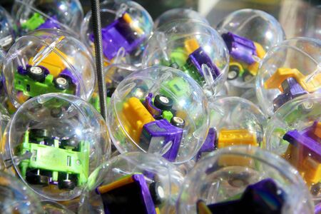 Colborne, Canada, October 8, 2012 - A plastic bubbles toy machine in Canada