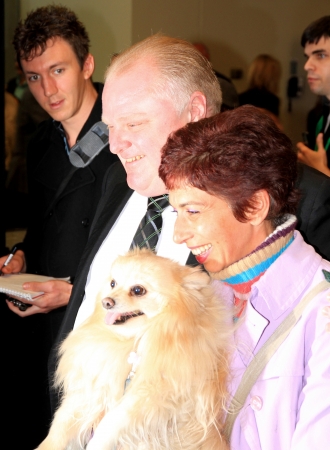 Toronto, Canada, February 15, 2013 - Toronto mayor Rob Ford at the annual Canadian International AutoShowのeditorial素材