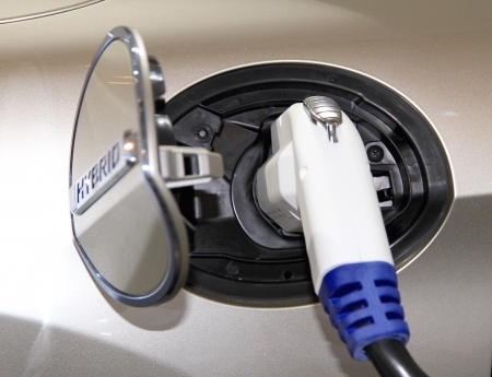 Hybrid Car Rechargeの写真素材