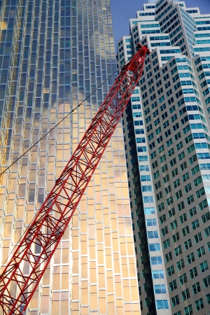 Construction in Downtown Torontoのeditorial素材