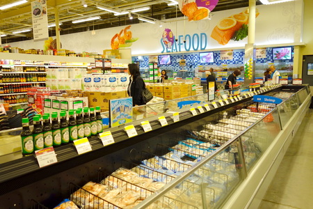 Asian supermarket on September 14, 2013 in Torontoのeditorial素材