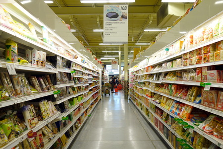 Asian supermarket on September 14, 2013 in Torontoのeditorial素材