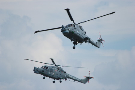 Military helicopters used by the British Royal Navy