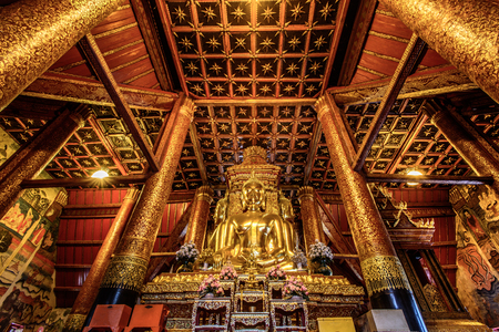 Roses over wooden wall background. Backdrop with flower and copy space. Red flower and wooden wall copyspace.のeditorial素材