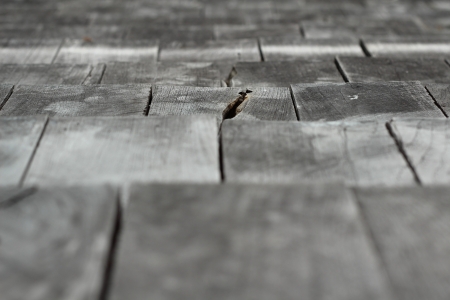 Wooden roof,northern Thailandの写真素材