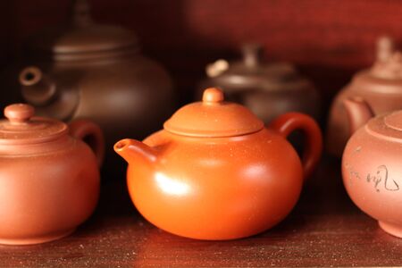 The teapotsの写真素材