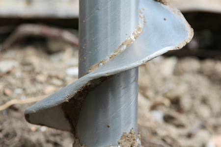 Big drill for earth drilling machine.の写真素材