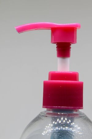 Hand alcohol gel sanitizer bottle dispenser against Coronavirus disease or Covid-19.の写真素材