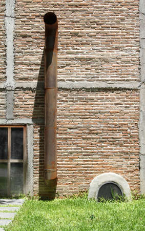 Old style Tobacco curing plant in Chiangmai province, Northern Thailand.