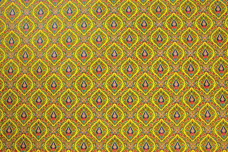 Pattern Thailand Architecture buddhist artwork wall temple  in thailand 