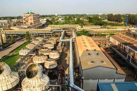 Refinery Industry tank production petroleum and pipeline.のeditorial素材