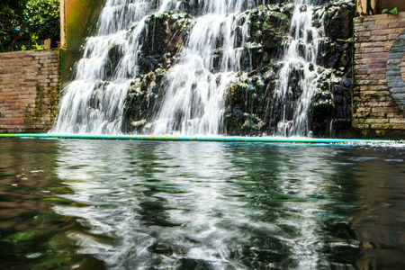 Cascade rocks sights along the natural tropical forests.の写真素材