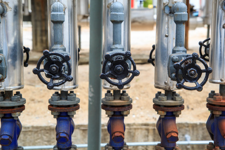 Valve oil Industry production petroleum and pipeline.の写真素材