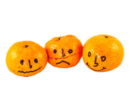 Fresh juicy ripe grapefruit isolated over the white backgroundの写真素材