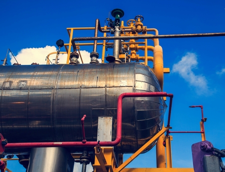 Offshore the Industry oil and gas production petroleum pipeline.の写真素材