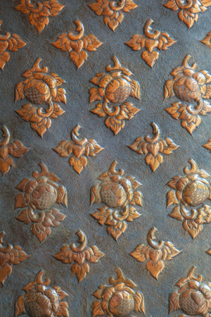 thai rural life steel muralの写真素材