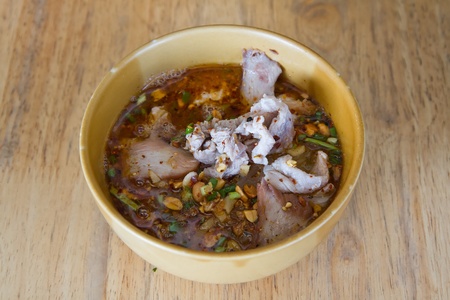 thai noodle soup の写真素材