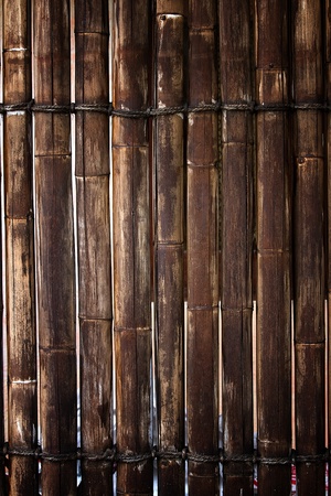 bamboo fenceの写真素材