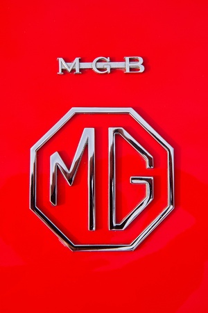 HUA HIN, THAILAND - DEC 16: 1960s MG MGB  Vintage cars display in Hua Hin Vintage Cars Parade...