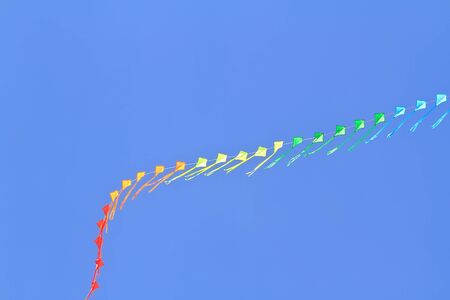 kite  on  blue skyの写真素材