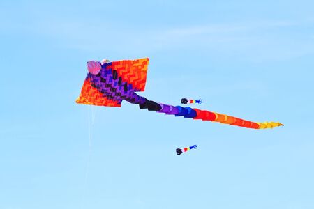 kite  on  blue skyの写真素材