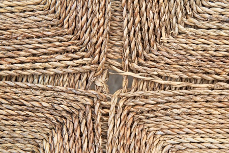 woven rattan with natural patterns