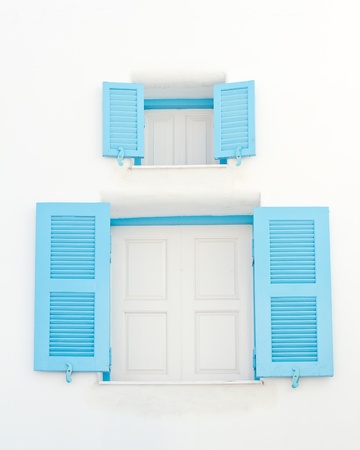 Greek Style windowsの写真素材