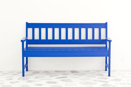 Blue chairの写真素材