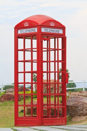 red phone boxの写真素材