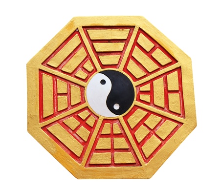 statue yin yang symbol 