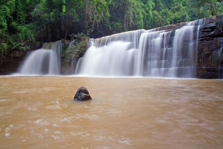  Si Dit Waterfall, Phetchabun, Thailandの写真素材