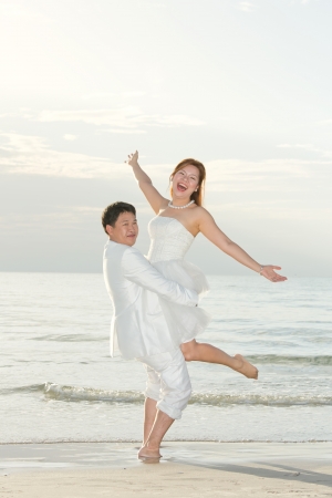 happiness and romantic Scene of love asian couples partnersの写真素材