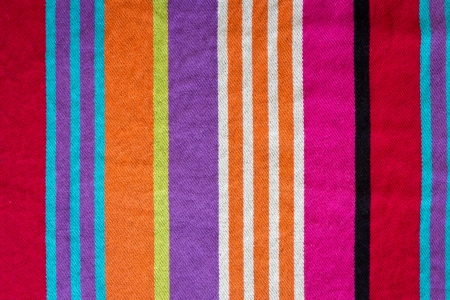 close up background texture of striped knitted textureの写真素材